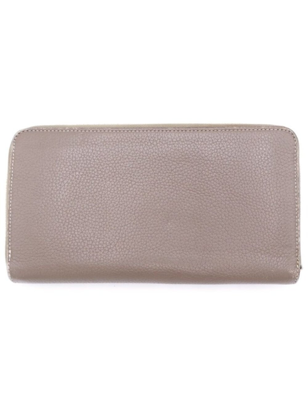 Celine Round Zip Leather Wallet Beige - Picture 2 of 6